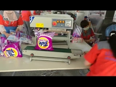 Ligne d'emballage automatique de lessive en poudre 500g 1000g